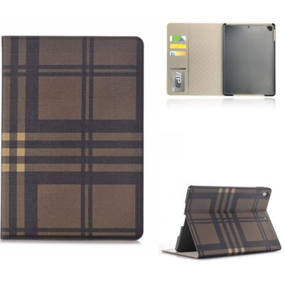 Plånboksfodral iPad Air - Rutmönster - 3 Färger