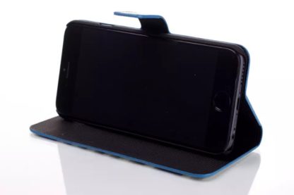 Plånboksfodral Apple Iphone 6 / 6S Plus - Linjer Grön & Blå