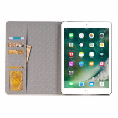 Plånboksfodral iPad 9,7" (2017/2018) - Krokodilmönster - 5 Färger