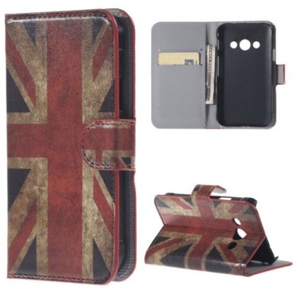 Plånboksfodral Samsung Xcover 3 (SM-G388F) - Flagga UK