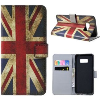 Plånboksfodral Samsung Galaxy S8 Plus - Flagga UK