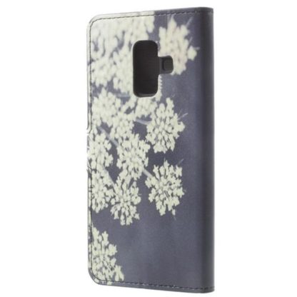 Plånboksfodral Samsung Galaxy A6 Plus - Små Blommor