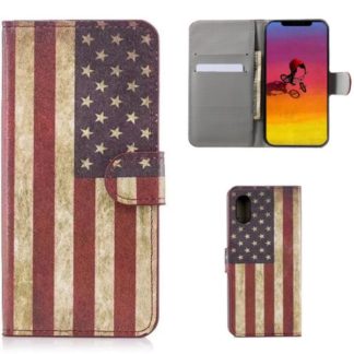 Plånboksfodral Apple iPhone XS Max - Flagga USA