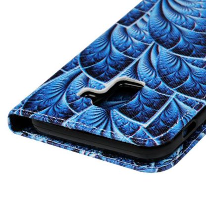 Plånboksfodral Samsung Galaxy J6 (2018) – Blå Blomma
