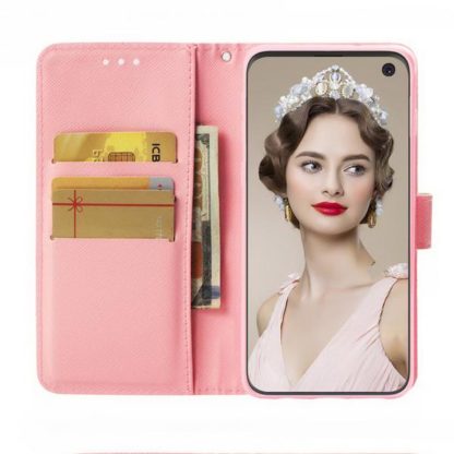 Plånboksfodral Samsung Galaxy S10 – Rosa Blomma