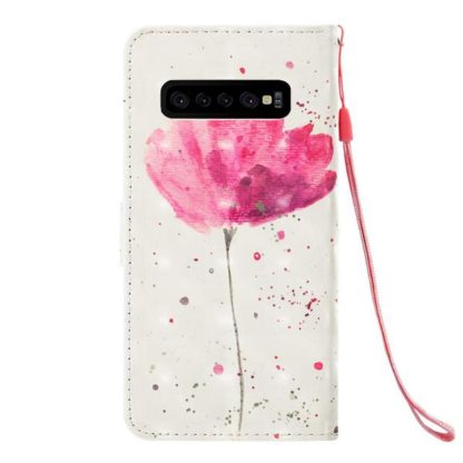 Plånboksfodral Samsung Galaxy S10 Plus – Rosa Blomma