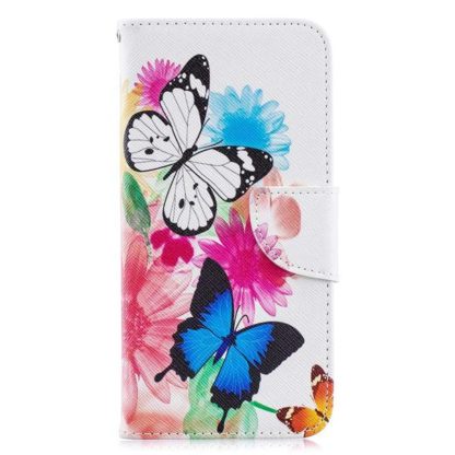 Plånboksfodral Huawei P Smart 2019 – Färgglada Fjärilar