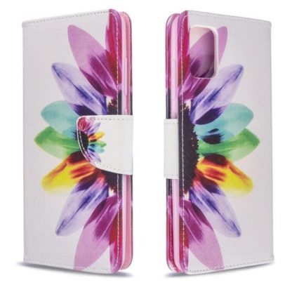 Plånboksfodral Samsung Galaxy A51 – Färgglad Blomma