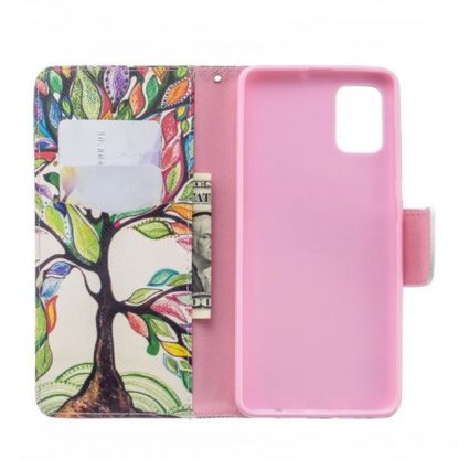 Plånboksfodral Samsung Galaxy A51 – Färgglatt Träd