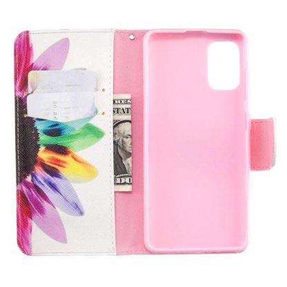 Plånboksfodral Samsung Galaxy A41 – Färgglad Blomma