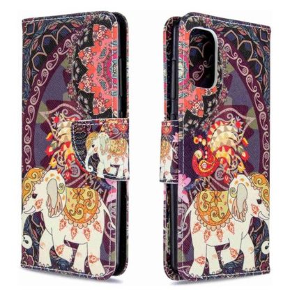 Plånboksfodral Samsung Galaxy A51 – Indiskt / Elefant