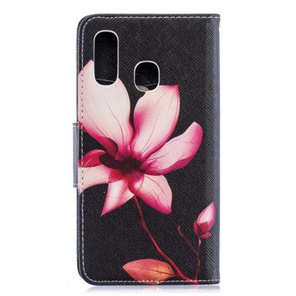 Plånboksfodral Samsung Galaxy A20e – Rosa Blomma