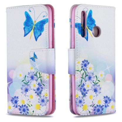 Plånboksfodral Huawei P Smart 2019 – Fjärilar och Blommor