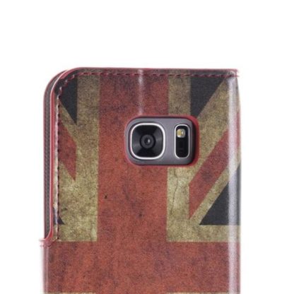 Plånboksfodral Samsung Galaxy S7 - Flagga UK