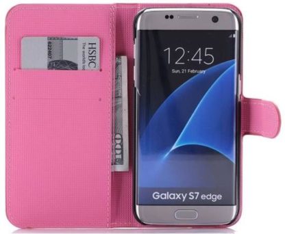 Plånboksfodral Samsung Galaxy S7 Edge - Körsbärsblommor