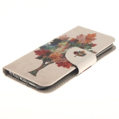 Plånboksfodral Samsung Galaxy S7 – Färgglatt Träd