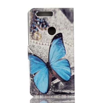 Plånboksfodral Huawei Honor 8 – Blå Fjäril
