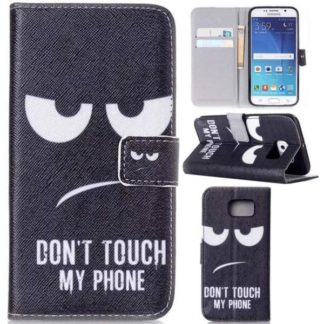 Plånboksfodral Samsung Galaxy S6 Edge – Don’t Touch My Phone