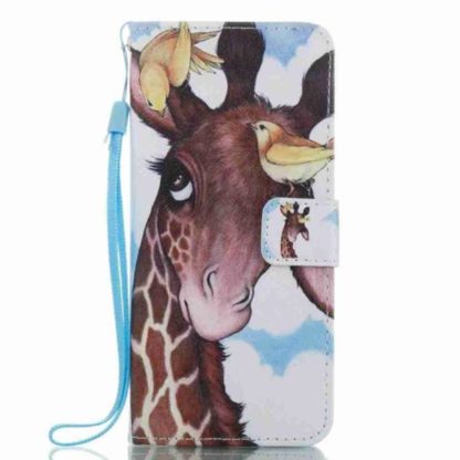 Plånboksfodral Samsung Galaxy S8 – Giraff & Fåglar