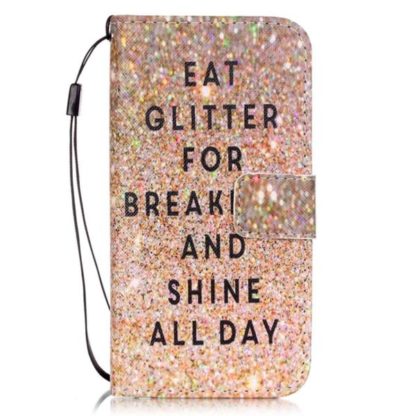 Plånboksfodral Apple iPhone 7 – Eat Glitter And Shine