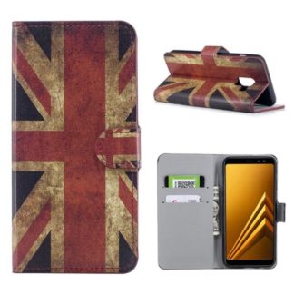 Plånboksfodral Samsung Galaxy A6 Plus - Flagga UK