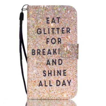 Plånboksfodral Samsung Galaxy S7 Edge – Eat Glitter And Shine