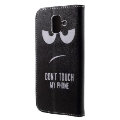 Plånboksfodral Samsung Galaxy A6 (2018) - Don’t Touch My Phone
