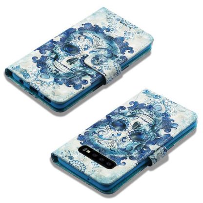 Plånboksfodral Samsung Galaxy S10 – Döskalle