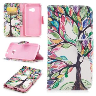 Plånboksfodral Samsung Xcover 4 / 4s – Färgglatt Träd