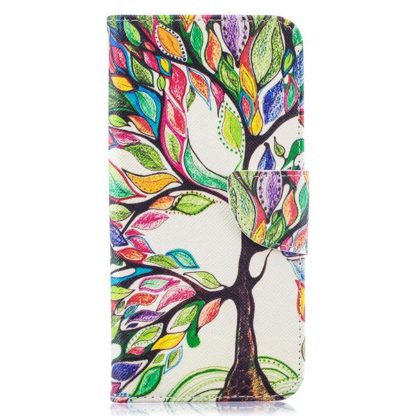 Plånboksfodral Samsung Galaxy A50 – Färgglatt Träd