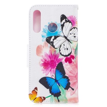 Plånboksfodral Huawei P30 Lite – Färgglada Fjärilar