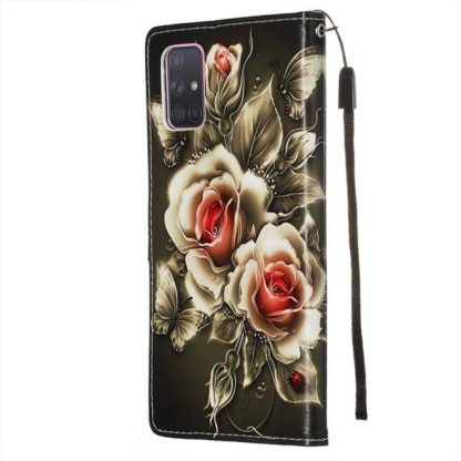Plånboksfodral Samsung Galaxy A51 – Rosor