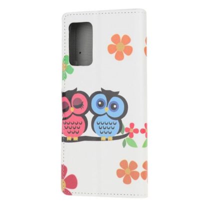 Plånboksfodral Samsung Galaxy S20 - Ugglor & Blommor