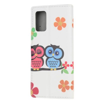 Plånboksfodral Samsung Galaxy S20 Plus - Ugglor & Blommor