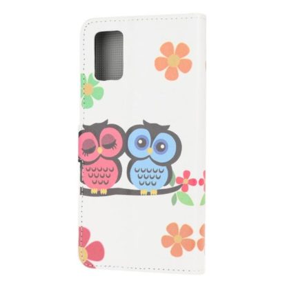 Plånboksfodral Samsung Galaxy A51 - Ugglor & Blommor