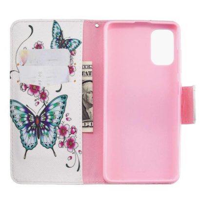 Plånboksfodral Samsung Galaxy A51 – Fjärilar och Blommor