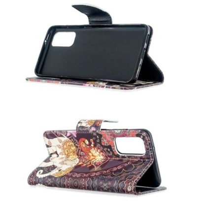 Plånboksfodral Samsung Galaxy S20 – Indiskt / Elefant