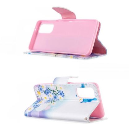 Plånboksfodral Samsung Galaxy S20 – Fjärilar och Blommor