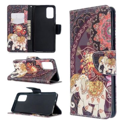 Plånboksfodral Samsung Galaxy S20 Plus – Indiskt / Elefant