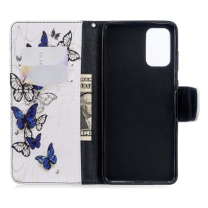 Plånboksfodral Samsung Galaxy S20 Plus – Blåa och Vita Fjärilar