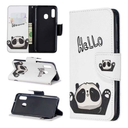 Plånboksfodral Samsung Galaxy A40 – Hello Panda
