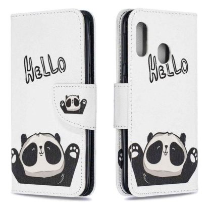 Plånboksfodral Samsung Galaxy A20e – Hello Panda