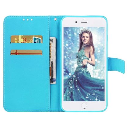 Plånboksfodral Apple iPhone 8 Plus – Blå Mandala
