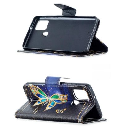 Plånboksfodral Samsung Galaxy A21s – Guldfjäril