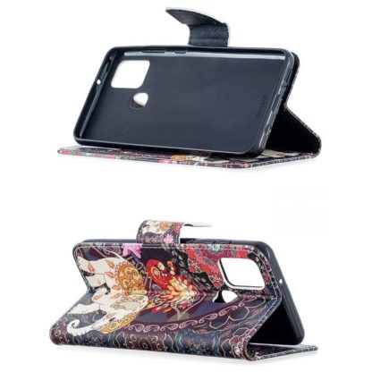 Plånboksfodral Samsung Galaxy A21s – Indiskt / Elefant