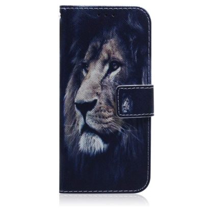 Plånboksfodral Samsung Galaxy A21s – Lejon