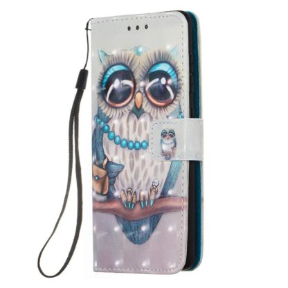 Plånboksfodral Samsung Galaxy A41 - Utsmyckad Uggla