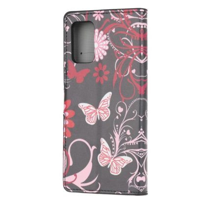 Plånboksfodral Samsung Galaxy S20 FE - Svart med Fjärilar