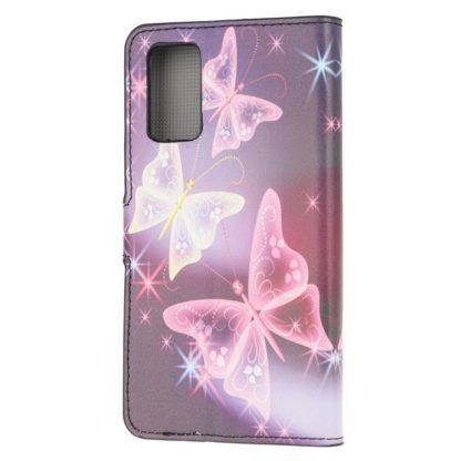 Plånboksfodral Samsung Galaxy S20 FE - Lila / Fjärilar