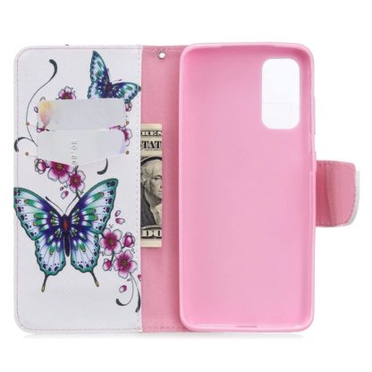 Plånboksfodral Samsung Galaxy S20 FE - Fjärilar och Blommor